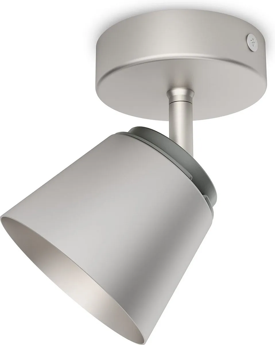 Philips Dender Single Spot 4W - Mat chroom & geelkoper