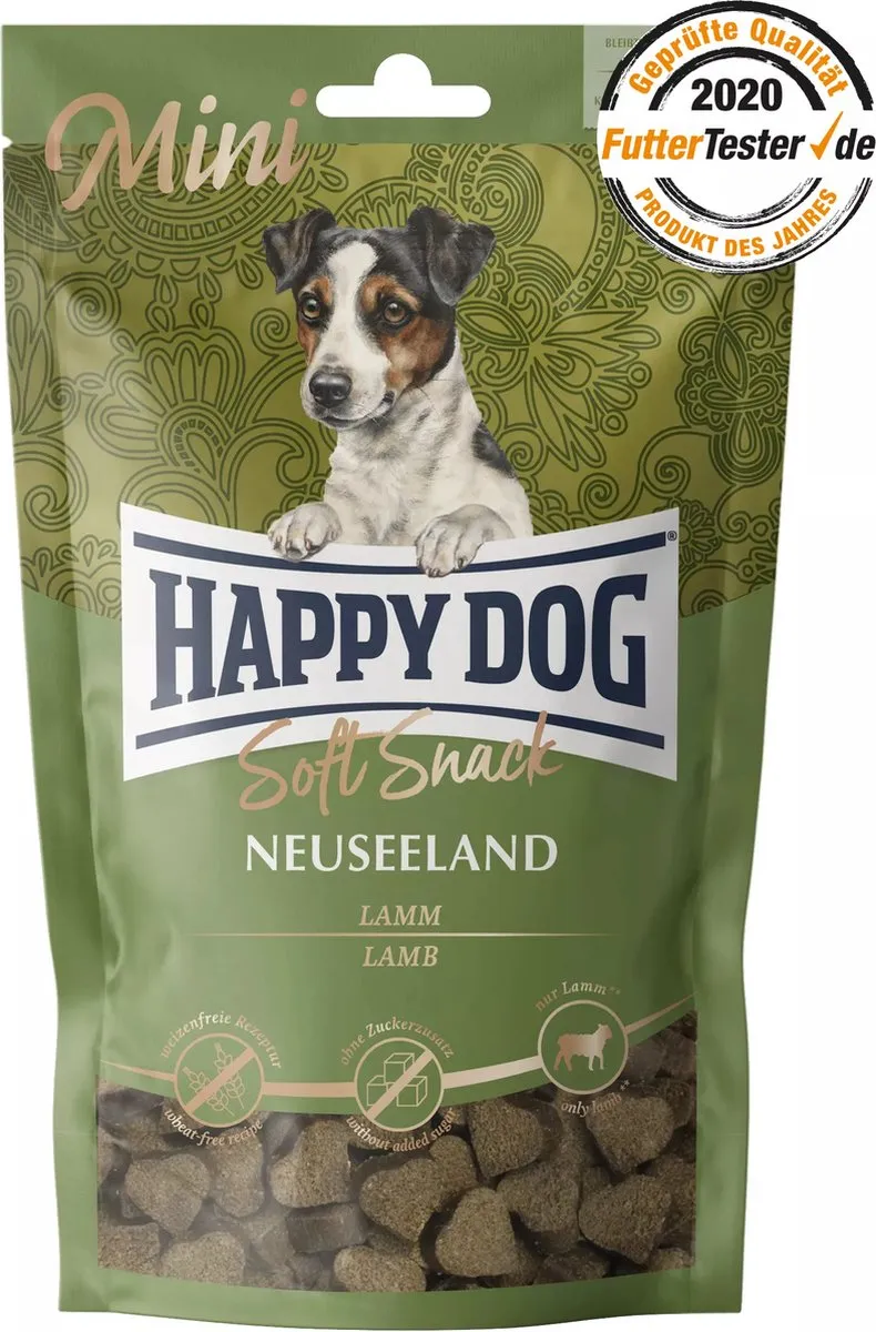 Happy Dog Snack Nieuw-Zeeland MINI Lam 100g