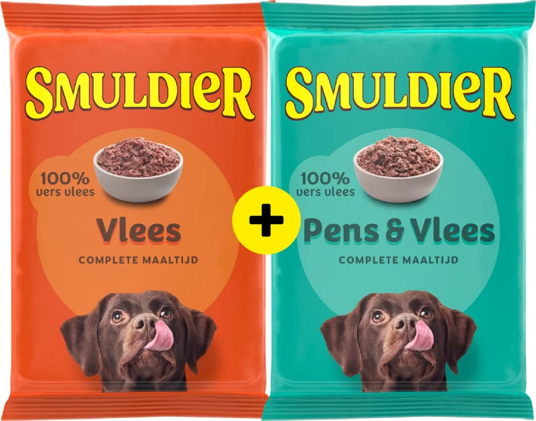 Smuldier Vlees & Pens Hondenvoer