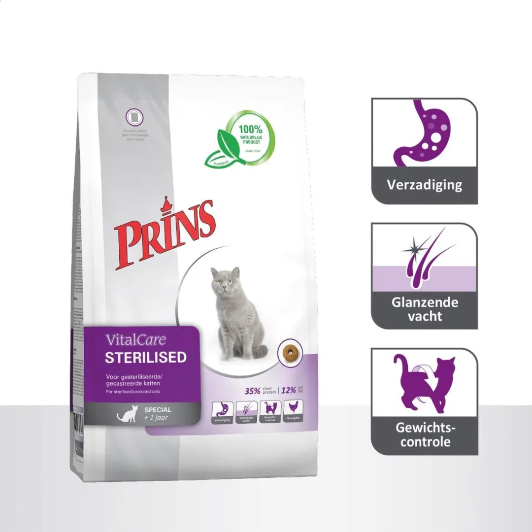 Prins VitalCare Sterilised 1,5kg - afbeelding 6 van 6