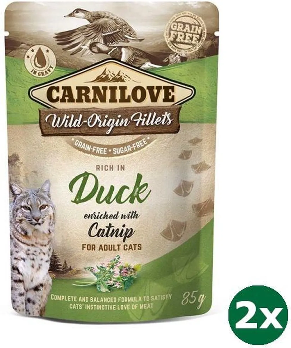 Carnilove Duck Kattenvoer 2x24x85g