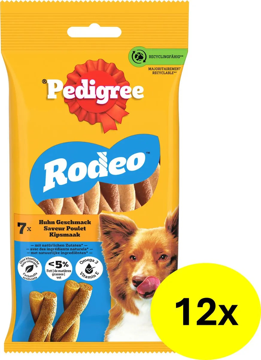 Pedigree Rodeo Kip Hondensnacks - 84 Stuks