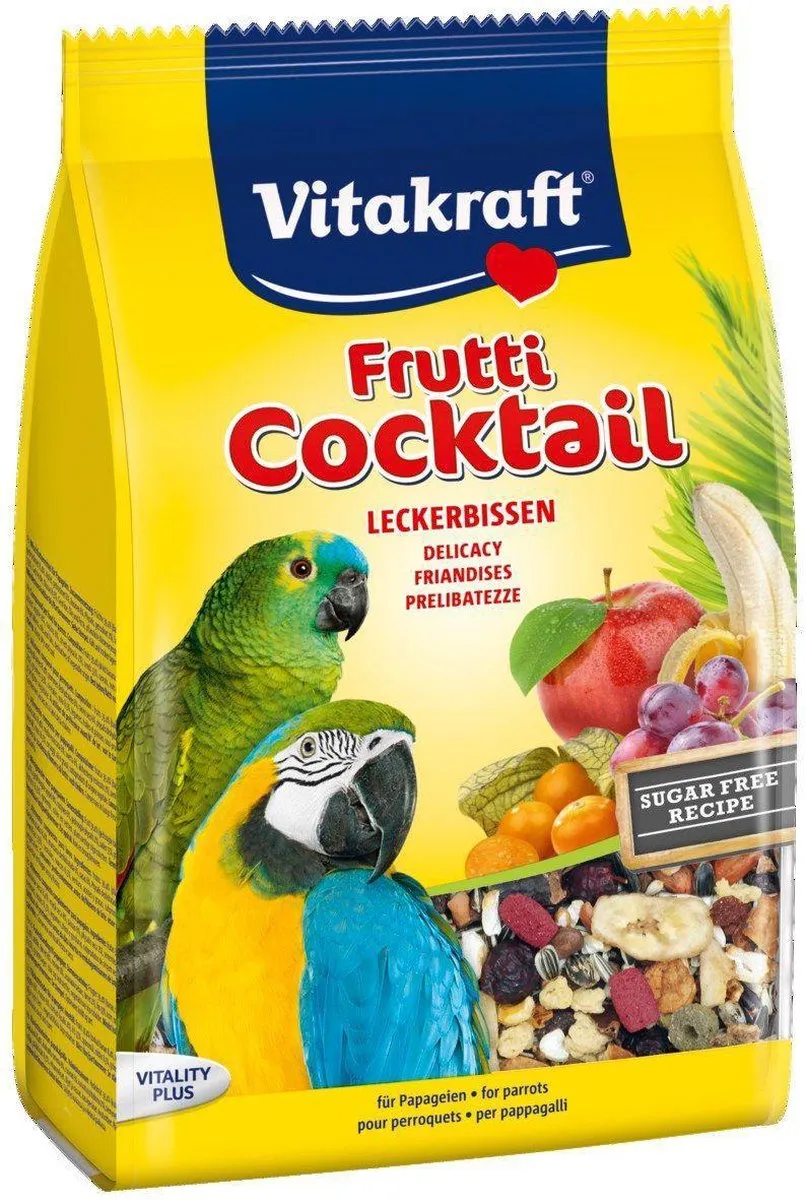 Vitakraft Papegaaicocktail Fruit Vogelsnack 250g