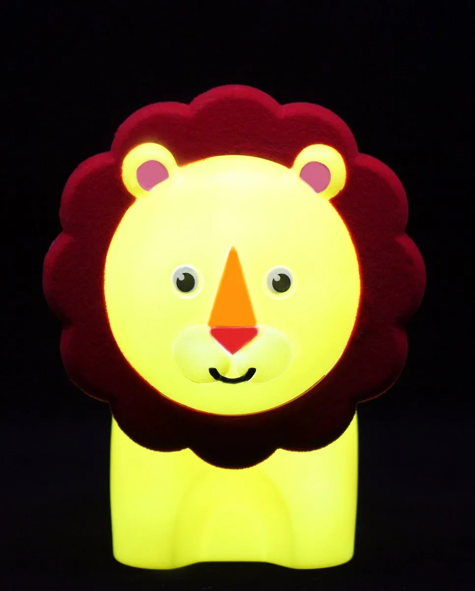 Fisher-Price LED Nachtlampje Leeuw - Geel/Rood