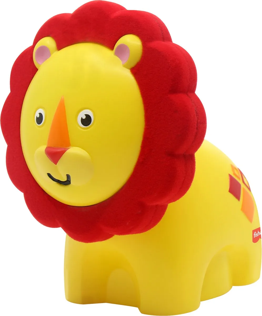 Fisher-Price LED Nachtlampje Leeuw - Geel/Rood