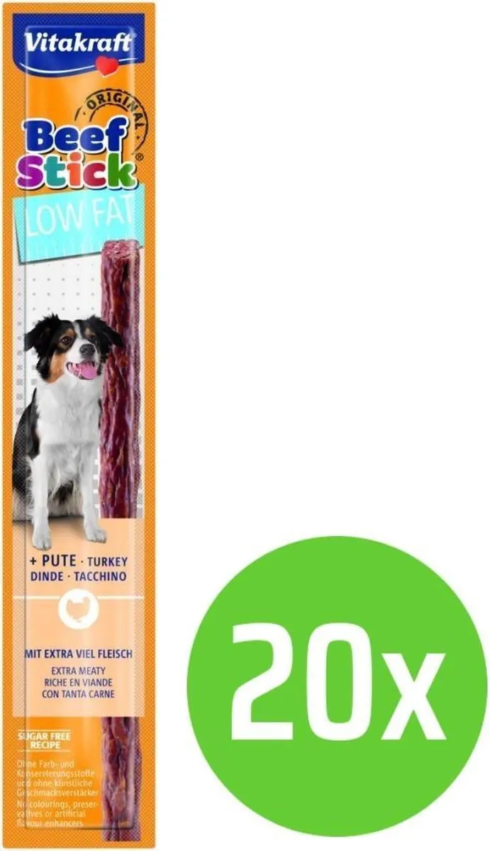 Vitakraft Beefstick Low Fat Hondensnack