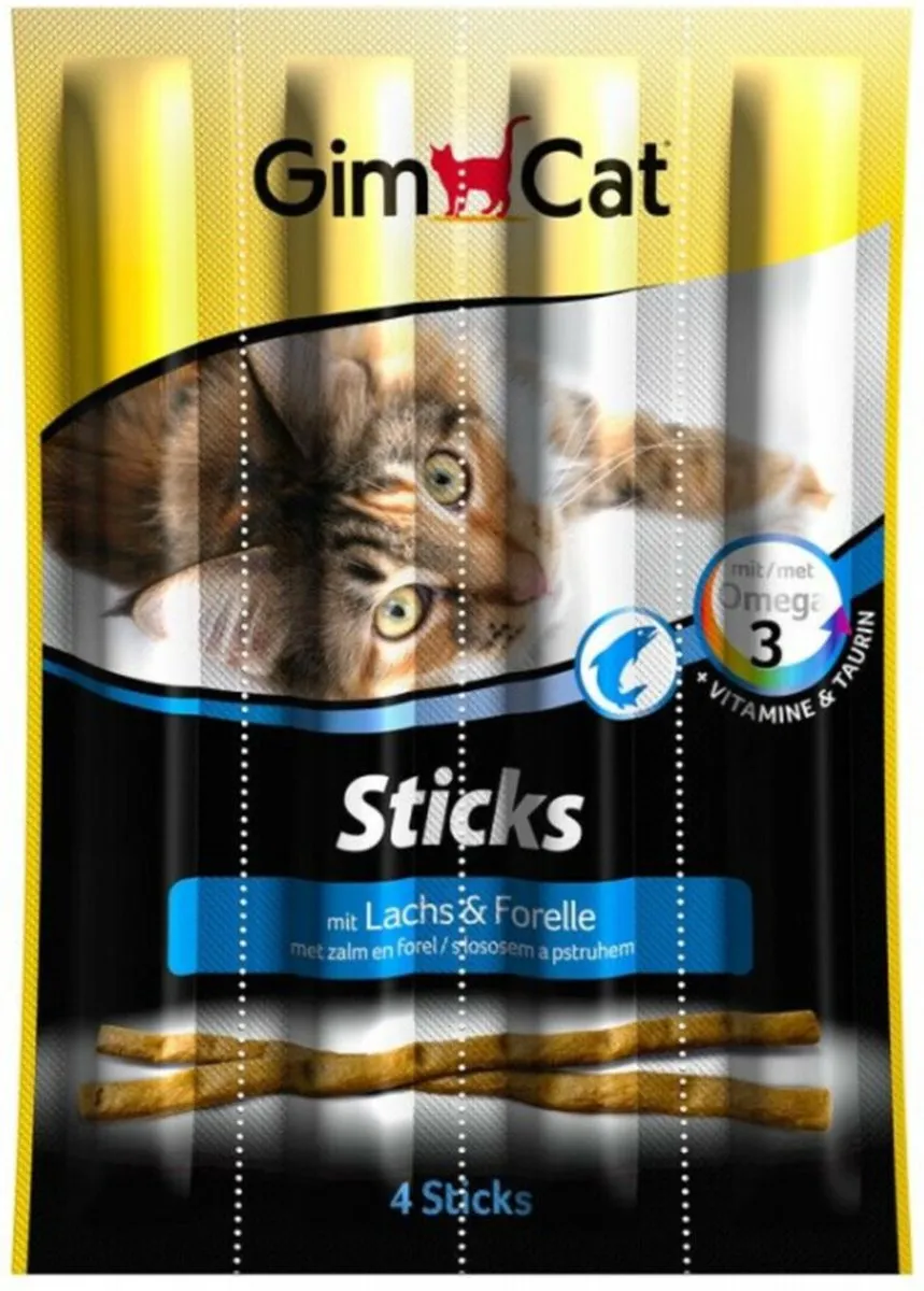 GimCat Gimpet Sticks Zalm/Forel - 96 Stuks
