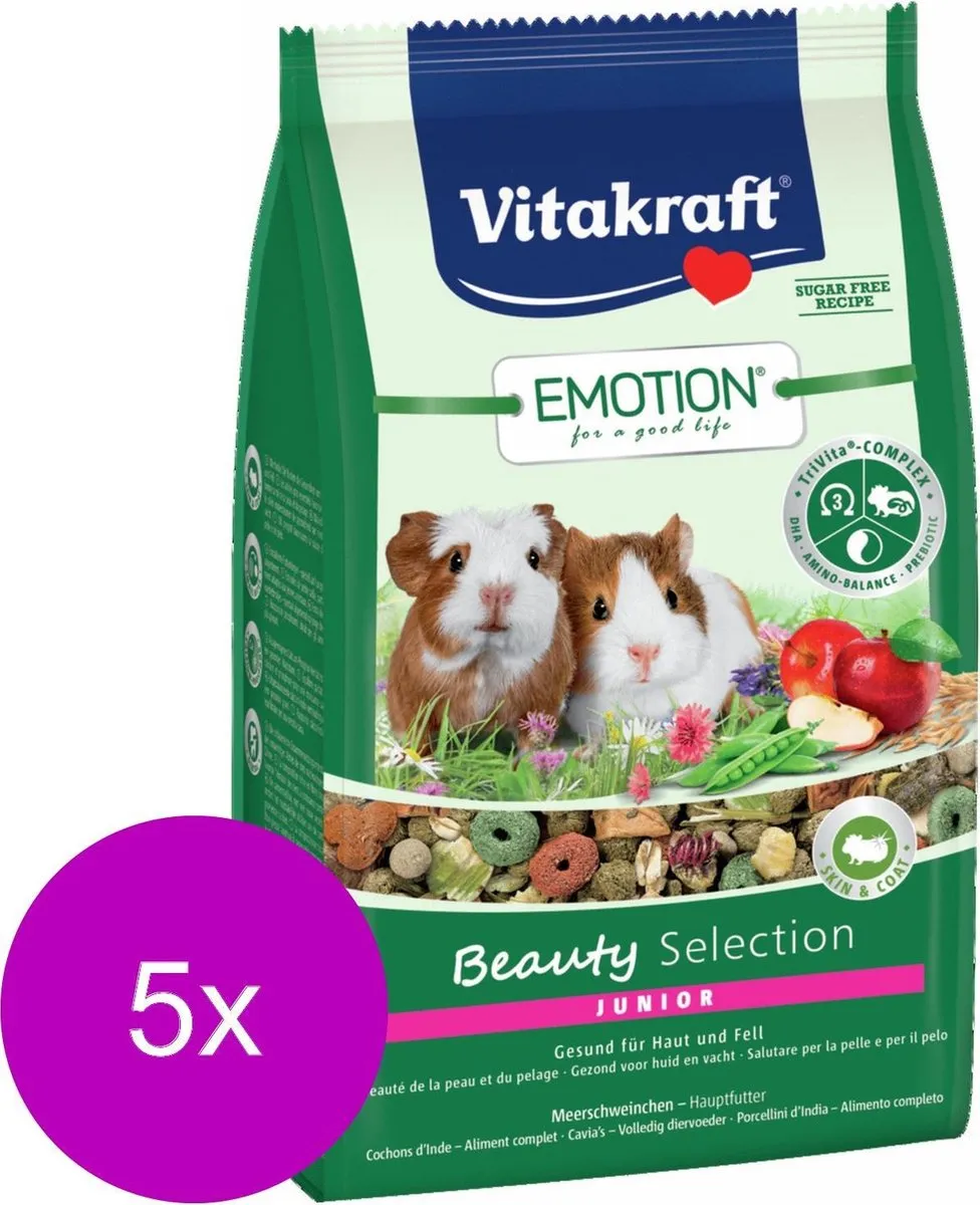 Vitakraft Emotion Beauty Selection Junior Caviavoer - 20 Stuks
