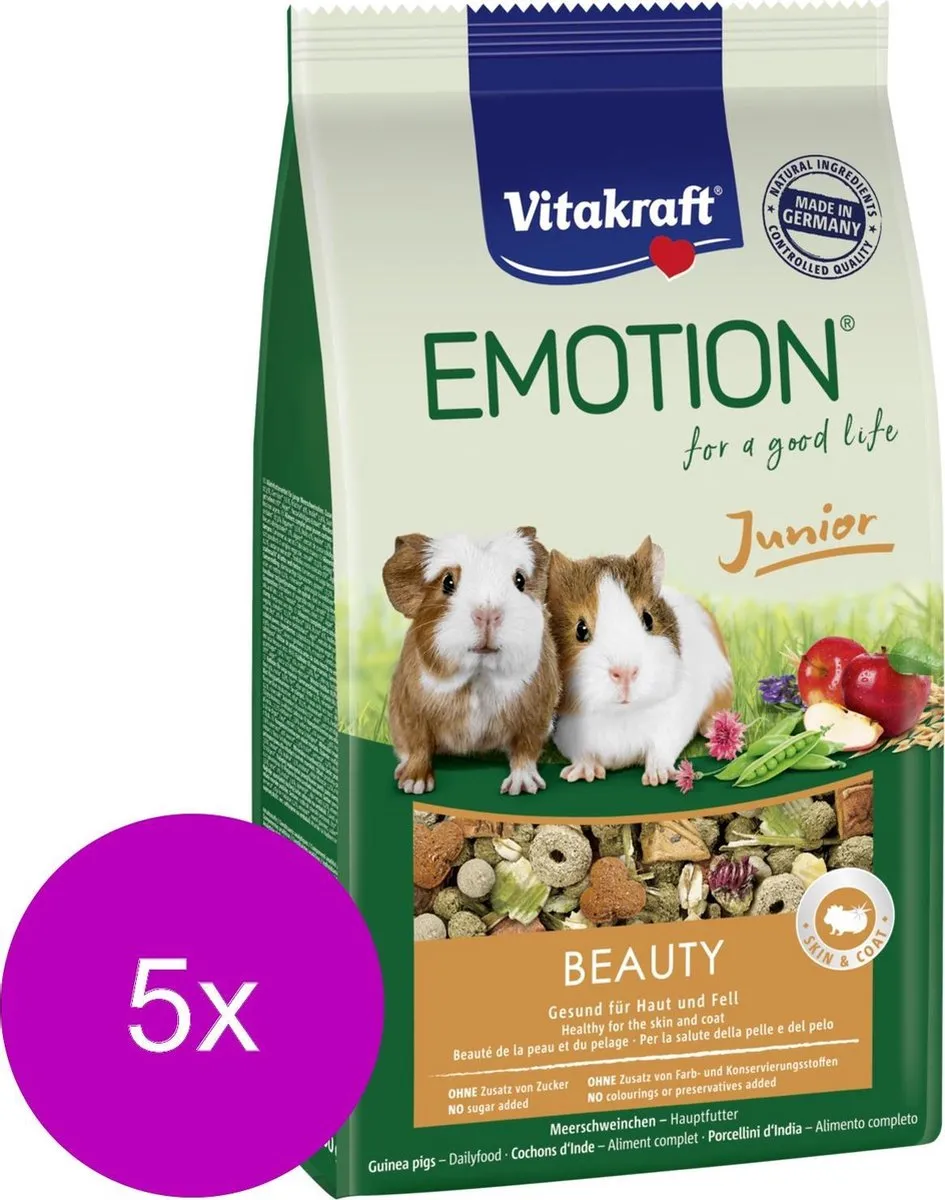 Vitakraft Emotion Beauty Selection Junior Caviavoer - 20 Stuks
