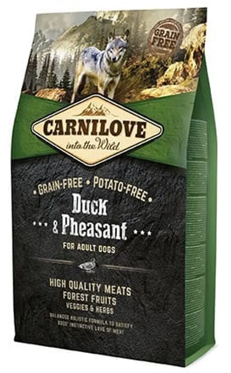 Carnilove Duck & Pheasant Hondenvoer Graanvrij 70% Vlees - 1 Stuk