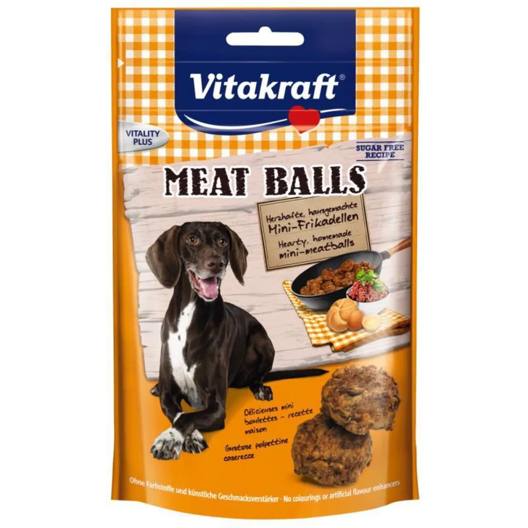 Vitakraft Meatballs Hondensnacks 80g