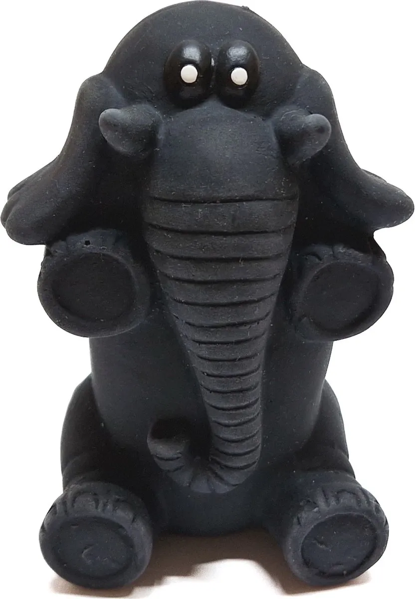 Vitakraft For You Hondenknuffel Olifant - Klein - Zwart/Grijs - afbeelding 2 van 2