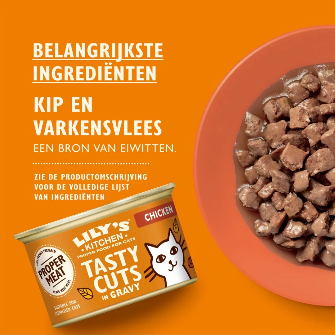 Lily's Kitchen Kattenvoer Natvoer Kip 24x85g