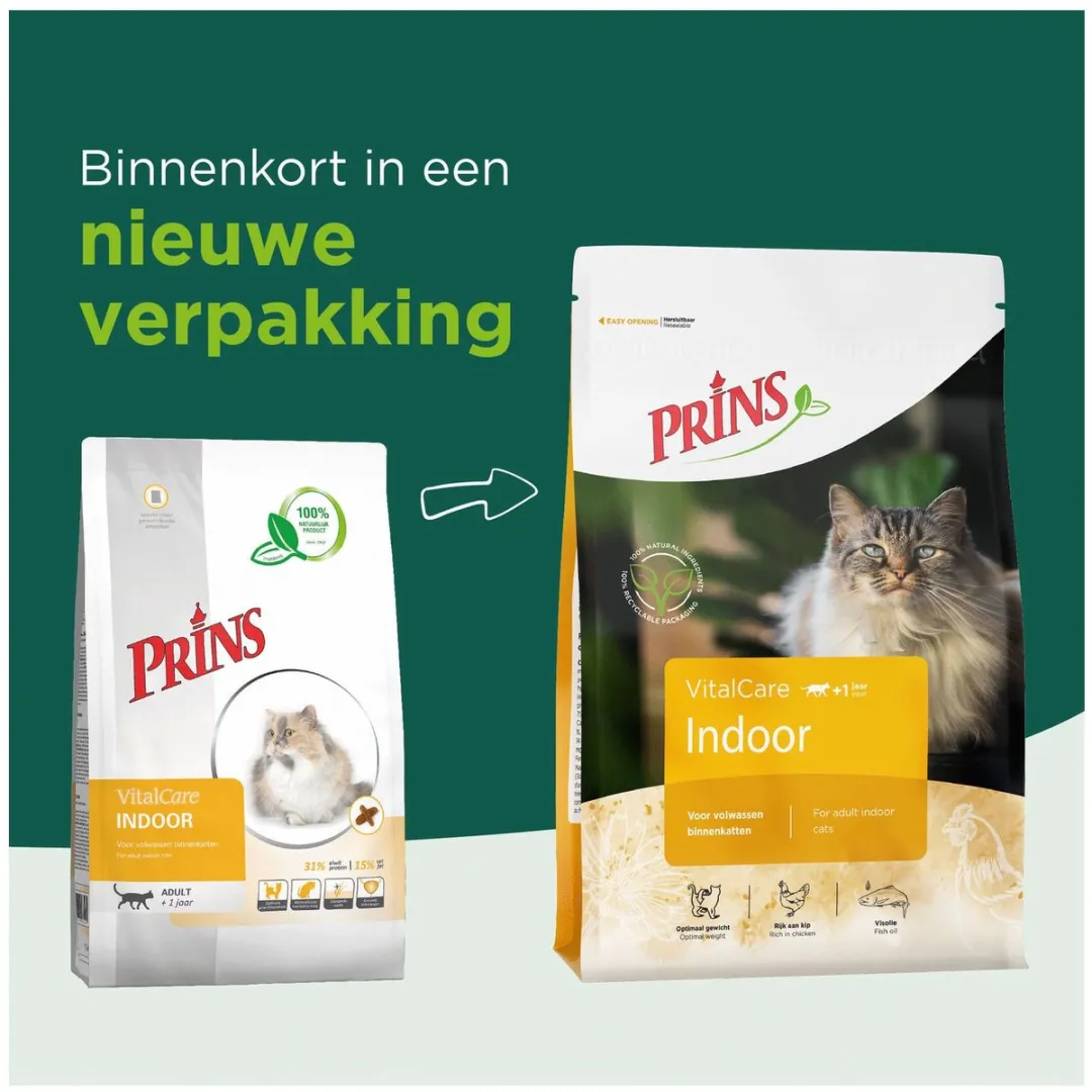 Prins VitalCare Indoor Kattenvoer 4kg