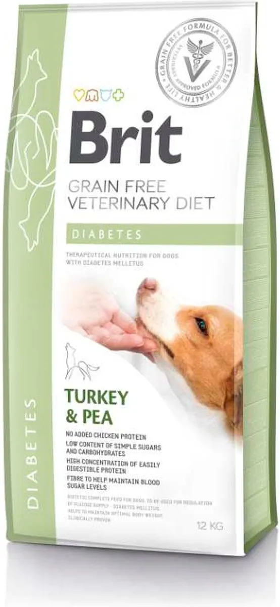 Brit Veterinary Diet Dog Diabetes 12kg