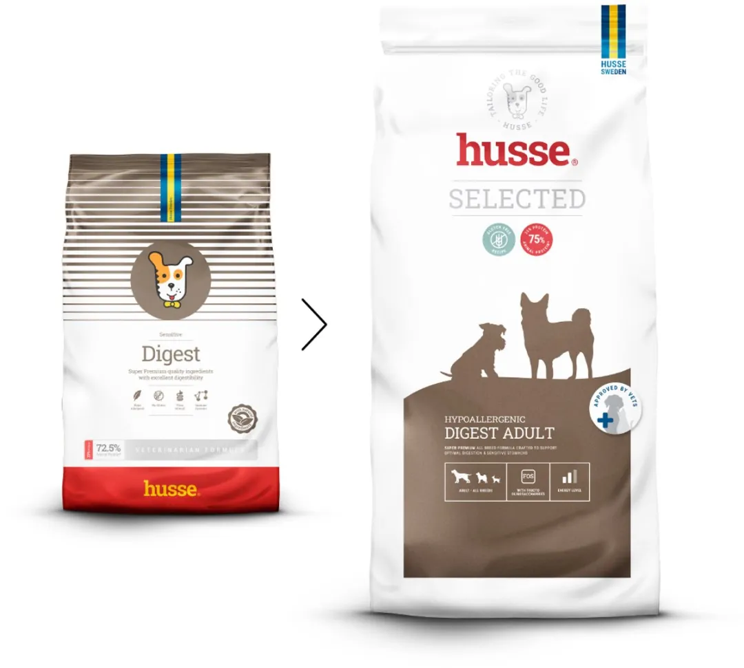 Husse Digest Lam & Rijst Hondenbrokken