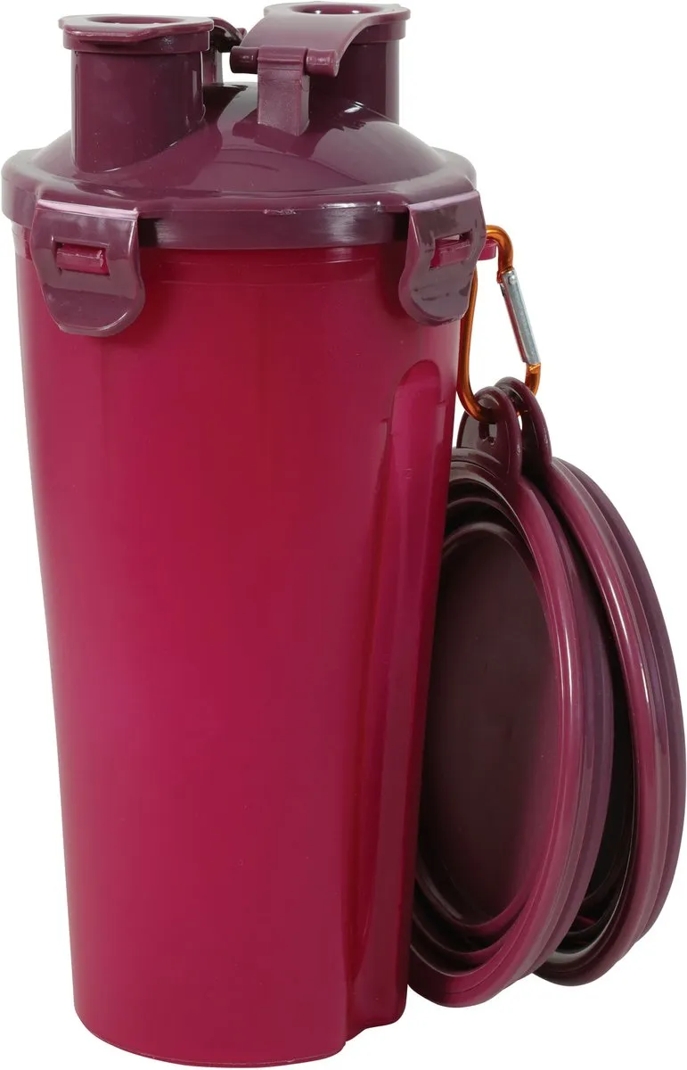 Zolux BVK 2in1 Reisset Fles met Voerbak