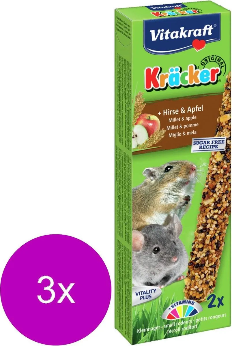 Vitakraft Muis/Gerbil Kracker Corn/Fruit