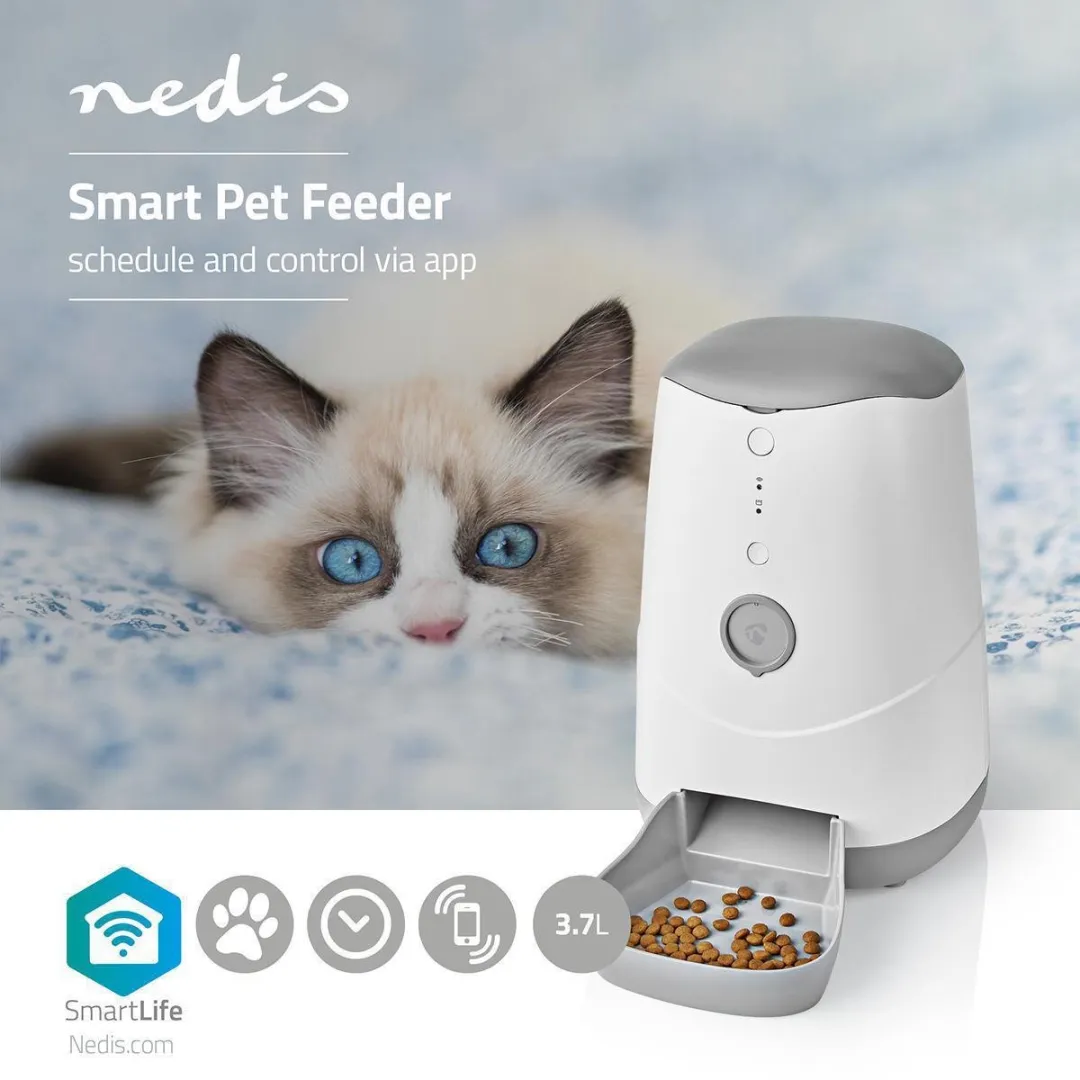 Nedis SmartLife Automatische Voerbak 3,7L - Wit - afbeelding 6 van 6