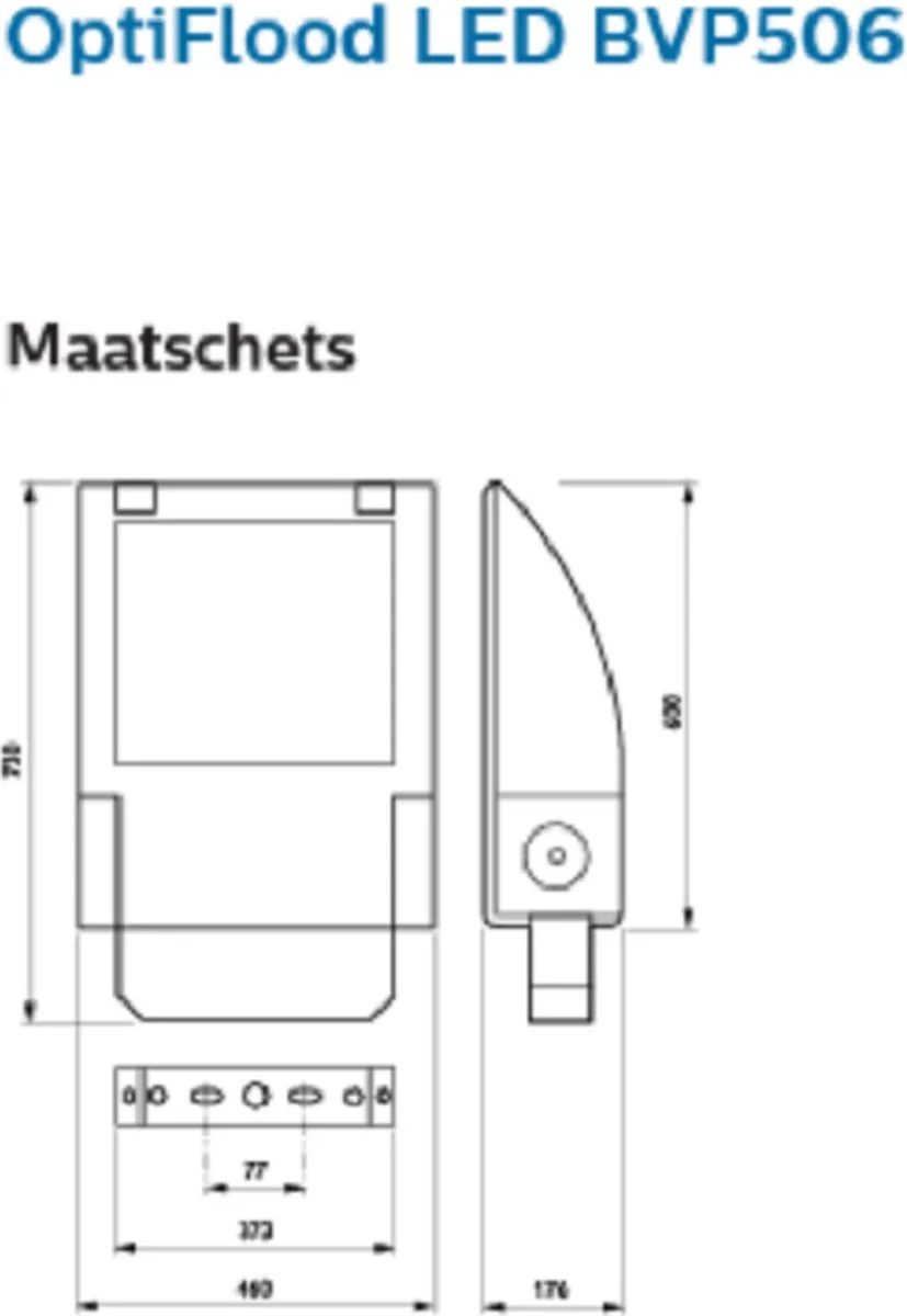 Philips 41829000 schijnwerper 73 W LED Grijs