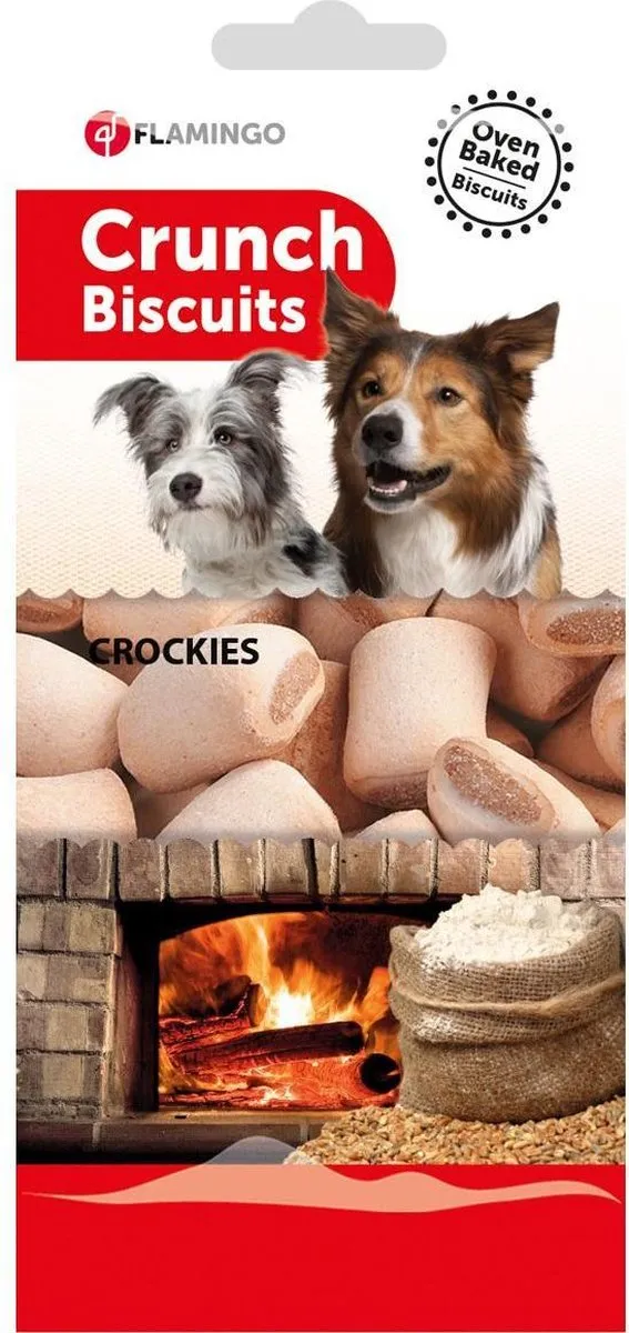 Flamingo Crockies Hondensnacks 500g