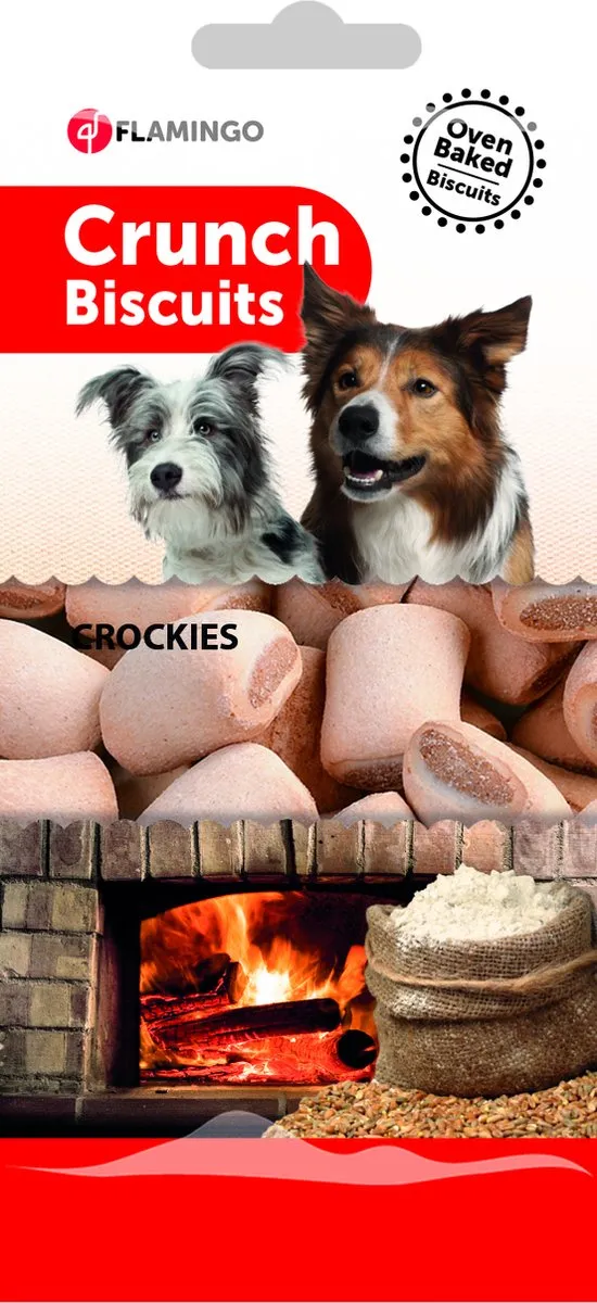 Flamingo Crockies Hondensnacks 500g - afbeelding 2 van 4