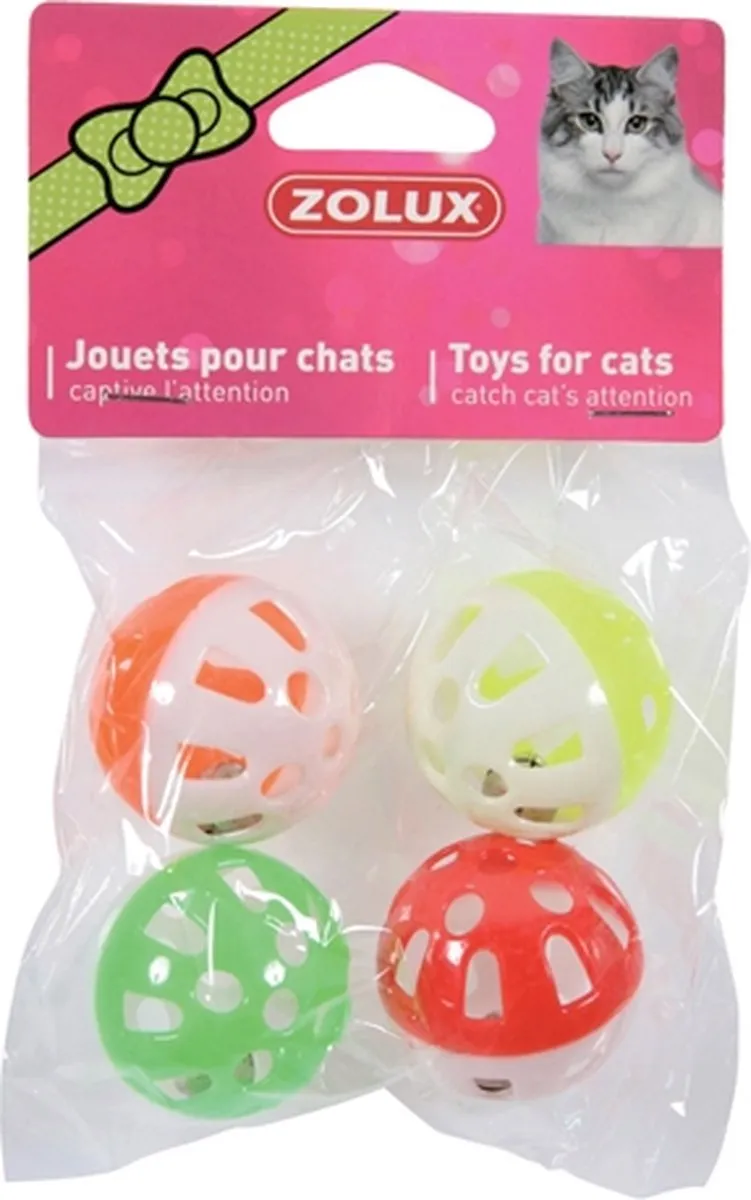 Zolux Kattenspeelgoed Bal met Bel - Blauw