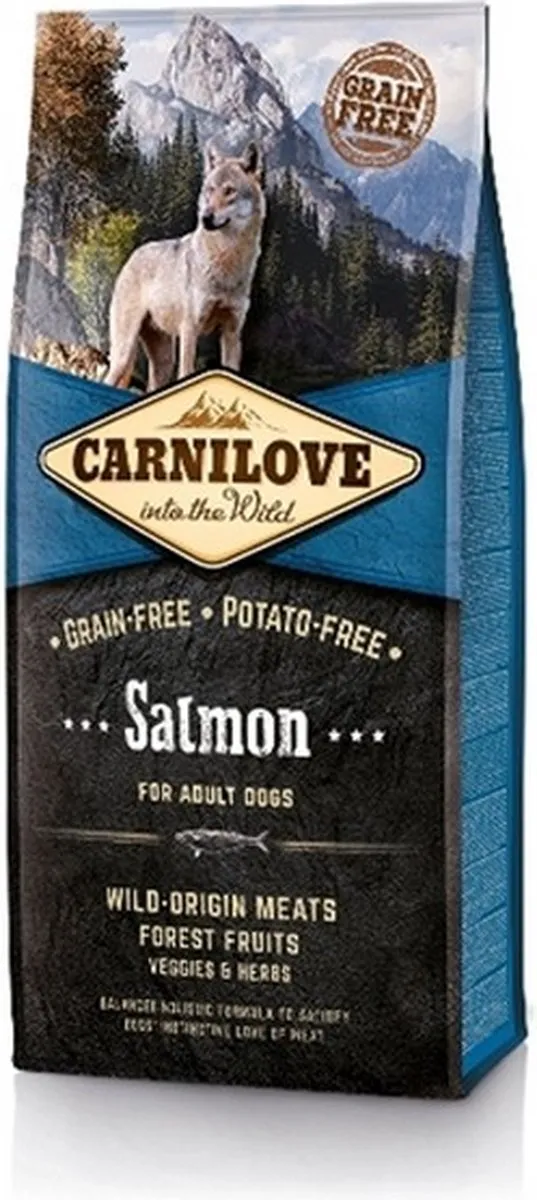 Carnilove Adult Zalm Granenvrij Hondenvoer 12kg