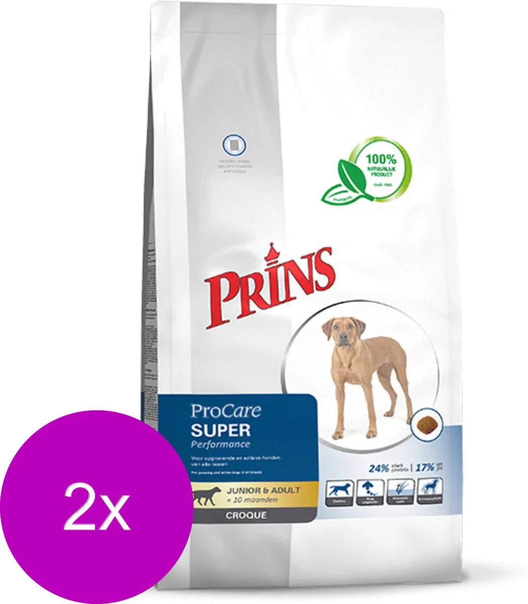 Prins Procare Super Performance Hondenvoer Gevogelte & Vlees