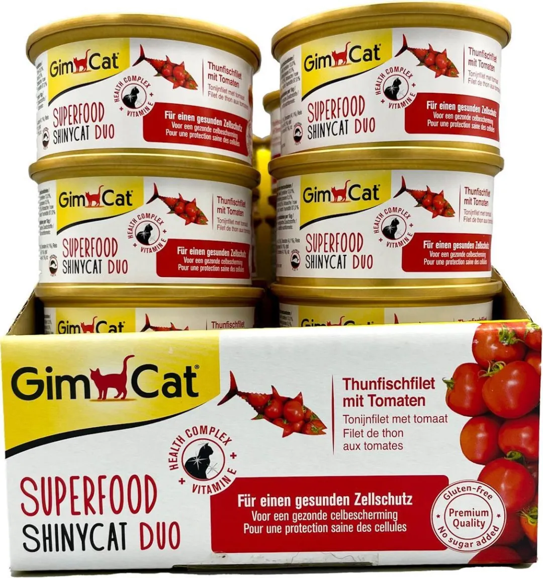 GimCat Superfood Shinycat Duo 70g