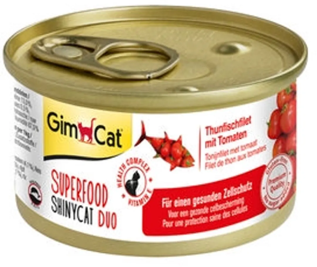 GimCat Superfood Shinycat Duo 70g - 24 Stuks - afbeelding 6 van 6