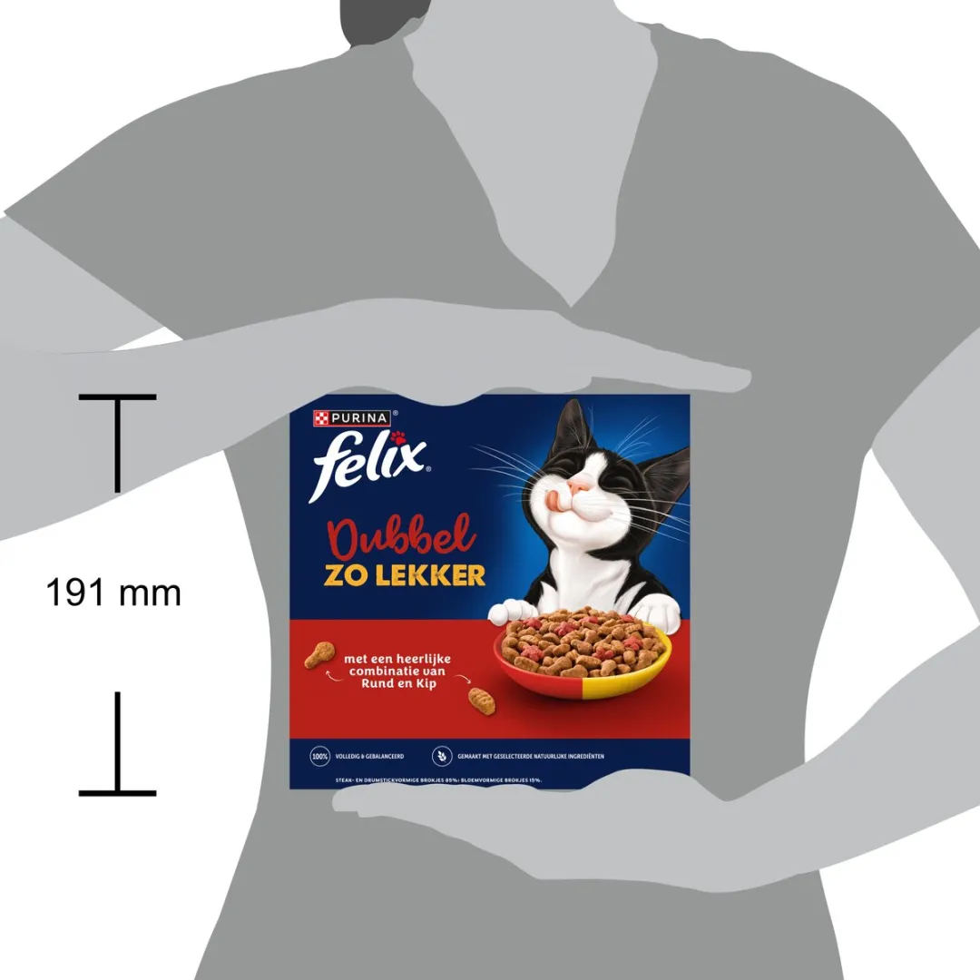 Felix DubbelZoLekker Kip & Rund 4000g