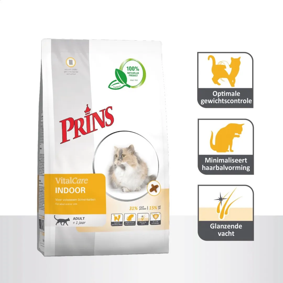 Prins VitalCare Indoor Kattenvoer 10kg