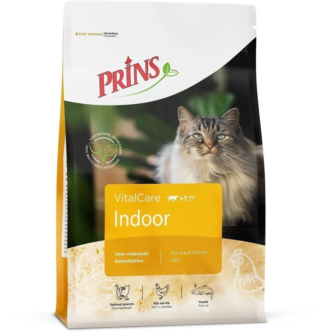 Prins VitalCare Indoor Kattenvoer 10kg