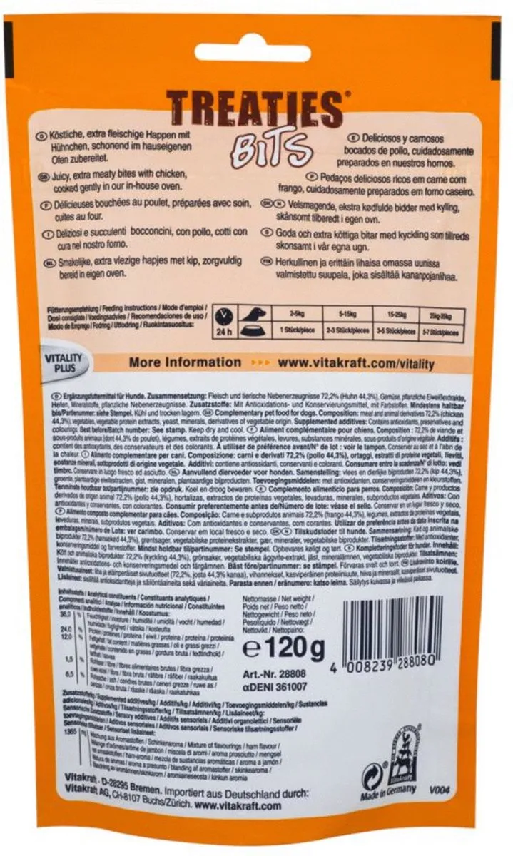Vitakraft Treaties Bits Bacon 120g
