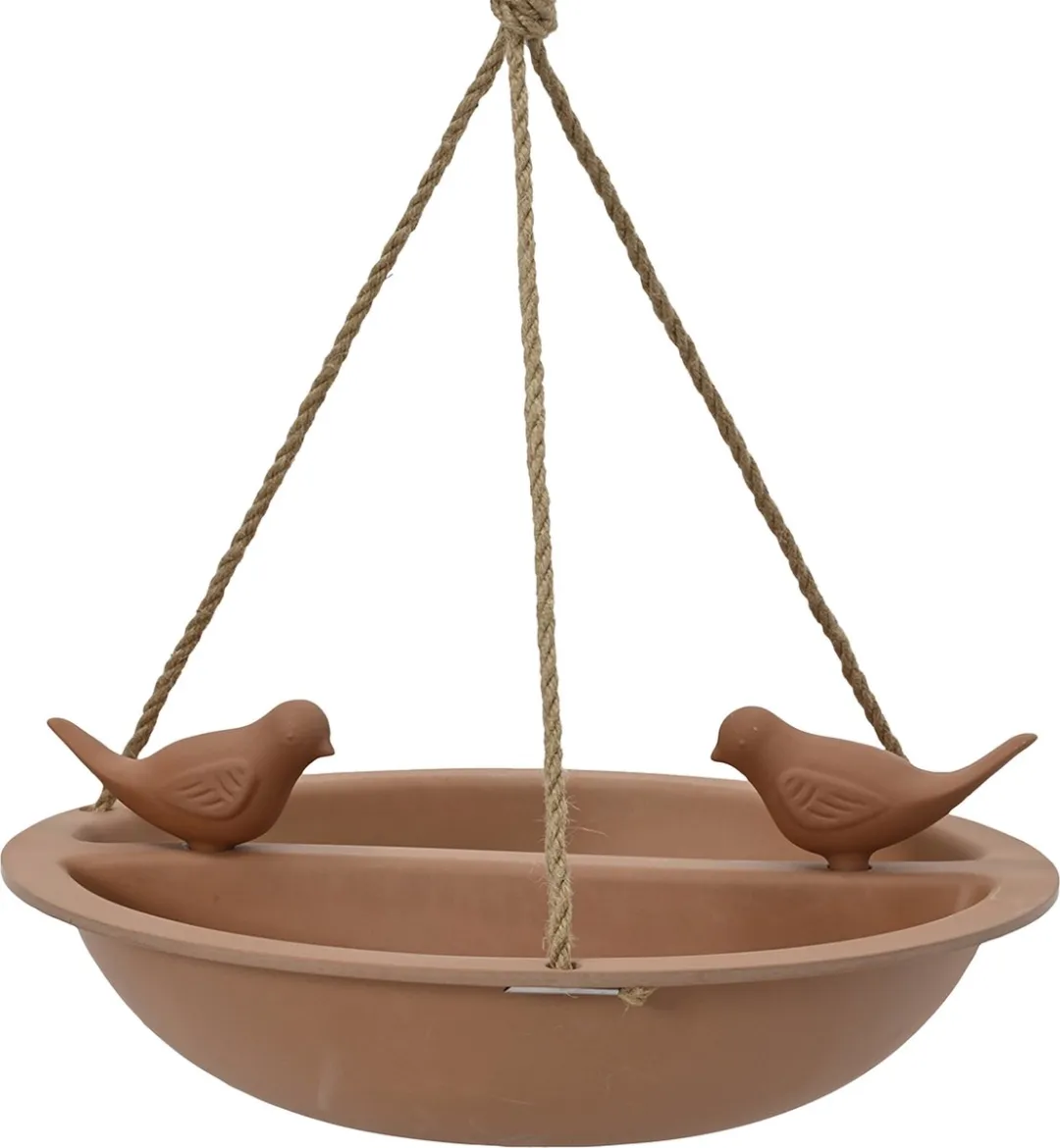 Decoris Vogelbad Drinkschaal Bamboe Bruin D27cm