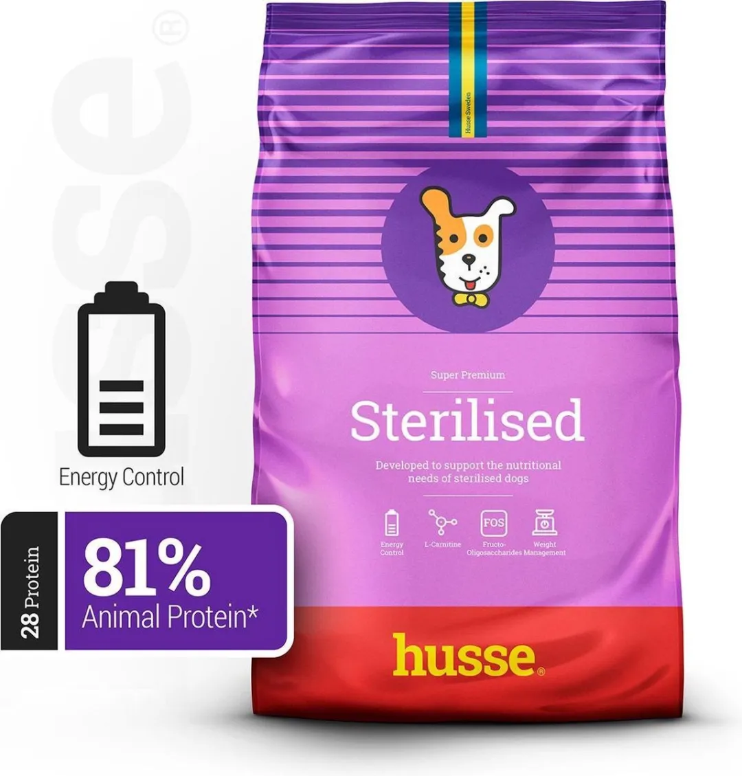 Husse Sterilised Hondenbrokken Kip