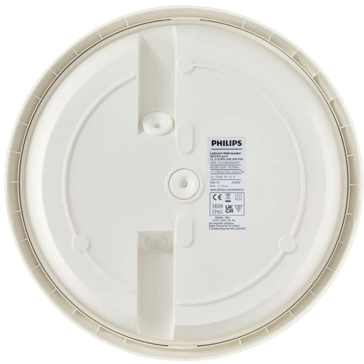 Philips Ledinaire WL070V Gen 2 Plafondlamp 17W 1700lm - 30cm - IP65 - afbeelding 3 van 5
