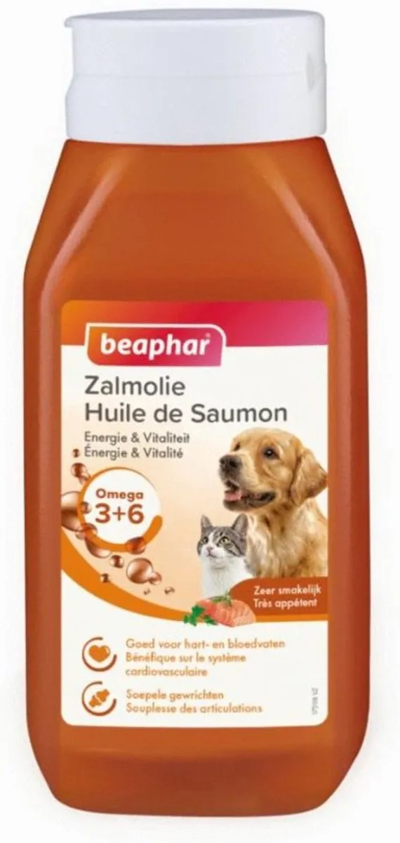 Beaphar Zalmolie 430ml - afbeelding 6 van 6