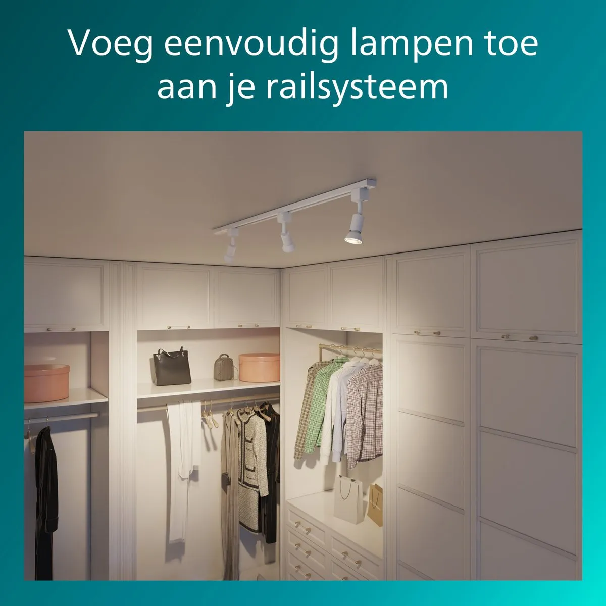 Philips EasyLink Tobia Spot GU10 7W - Wit