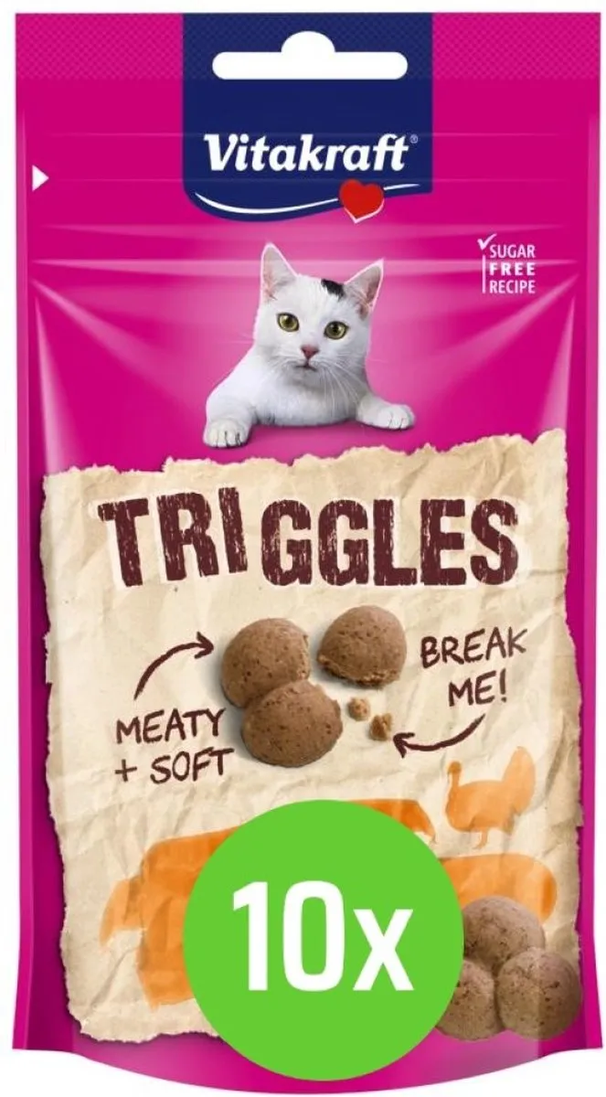 Vitakraft Triggles Kalkoen Kattensnack