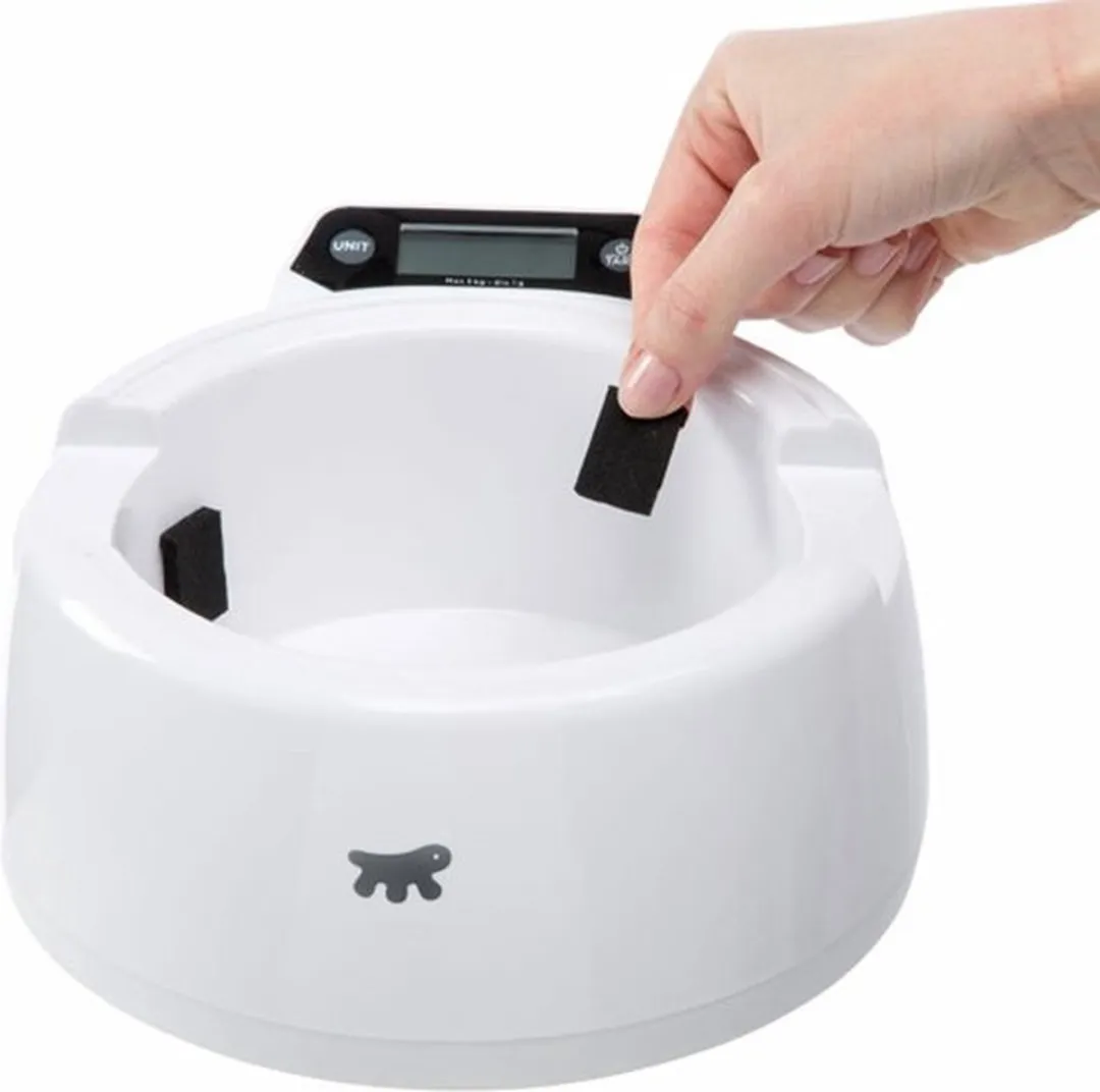 Ferplast Optima Voerbak met Weegschaal 20cm - Wit