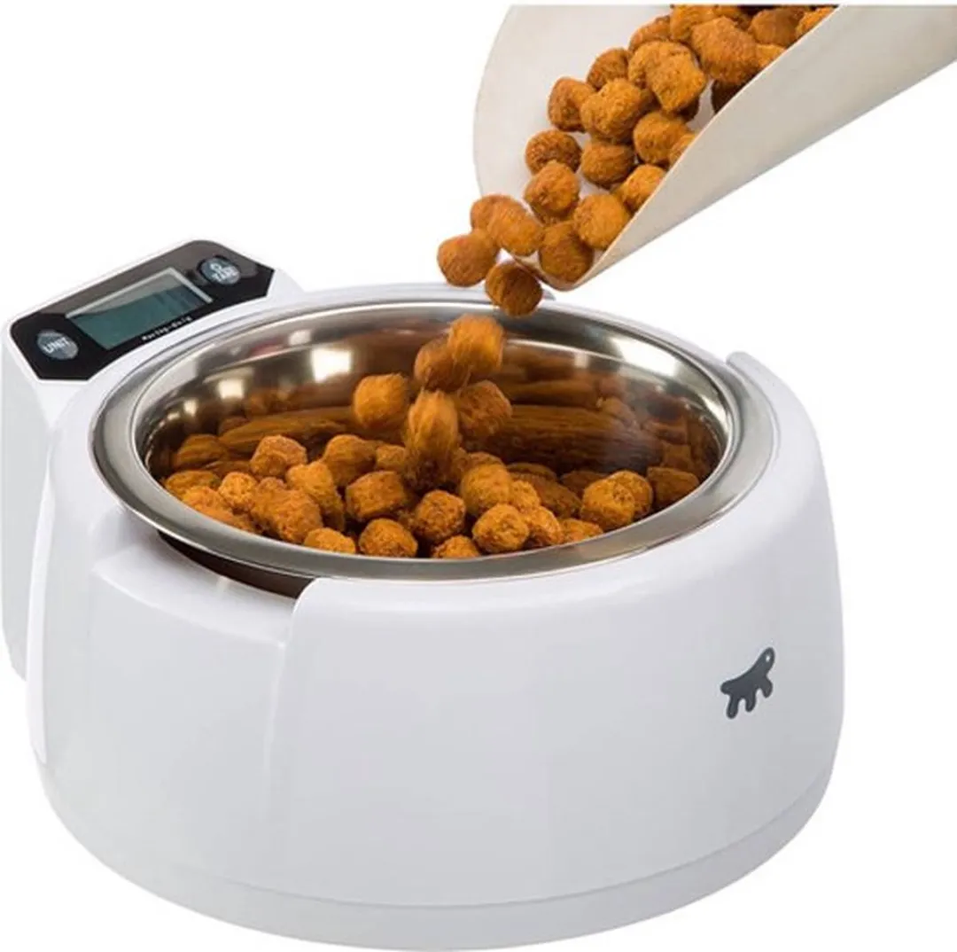 Ferplast Optima Voerbak met Weegschaal 20cm - Wit