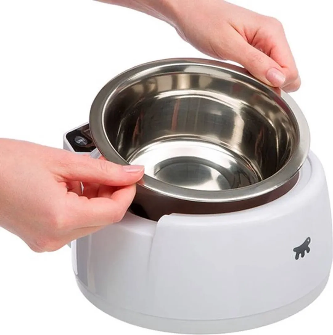 Ferplast Optima Voerbak met Weegschaal 20cm - Wit