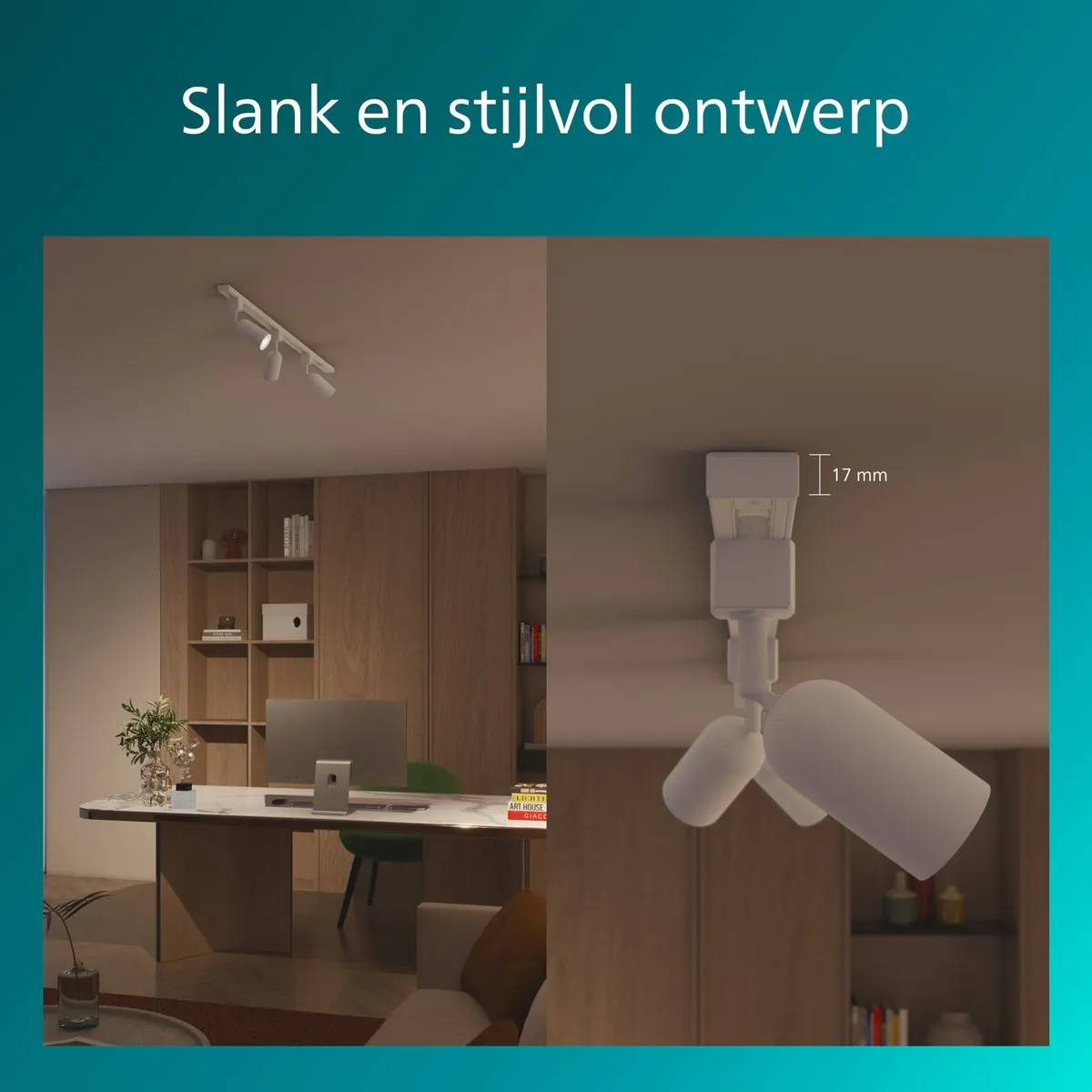 Philips EasyLink Shea Spot GU10 7W - Wit - afbeelding 6 van 6