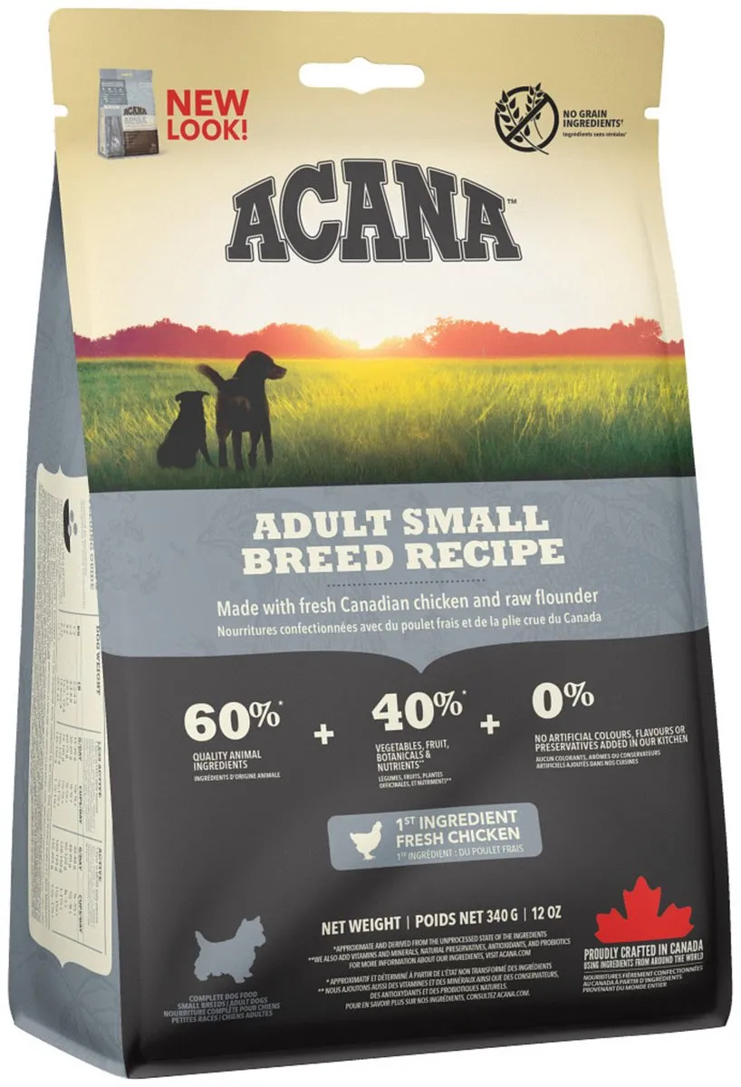 Acana Heritage Adult Small Breed Kip & Kalkoen - 340g