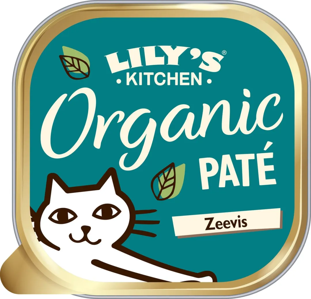 Lily's Kitchen Biologische Paté Zeevis Kattenvoer - 19x85g
