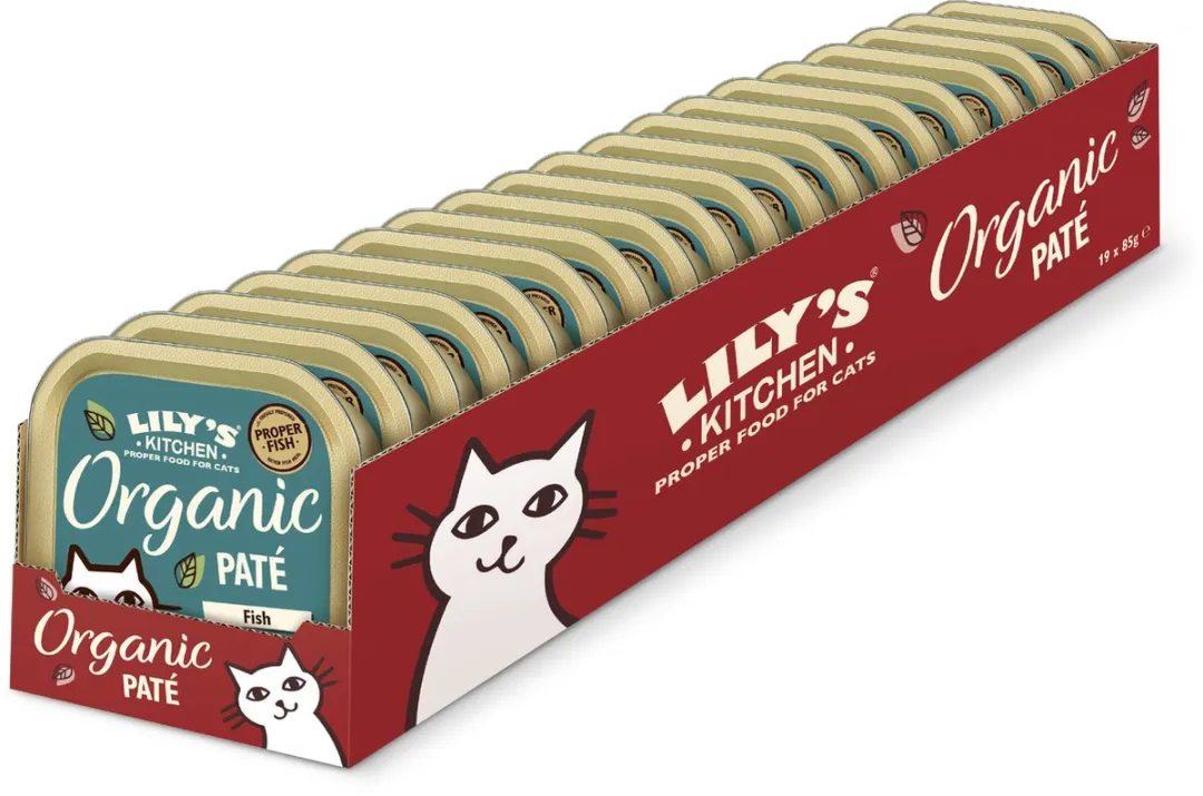 Lily's Kitchen Biologische Paté Zeevis Kattenvoer - 19x85g