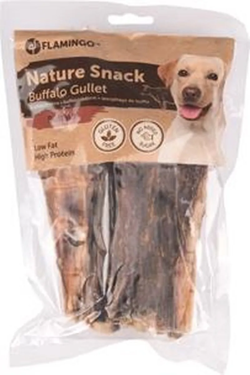 Flamingo Nature Snack Slokdarm Plat 100g