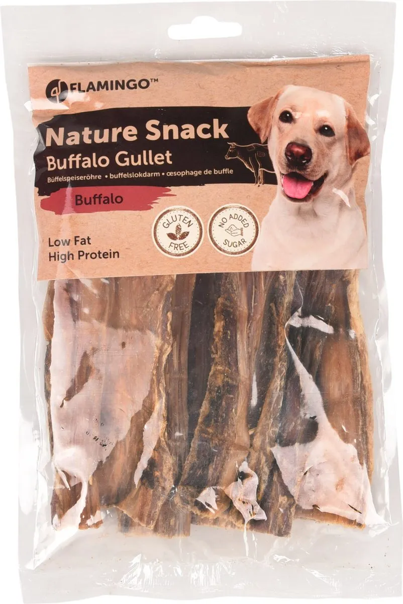 Flamingo Nature Snack Slokdarm Plat 100g